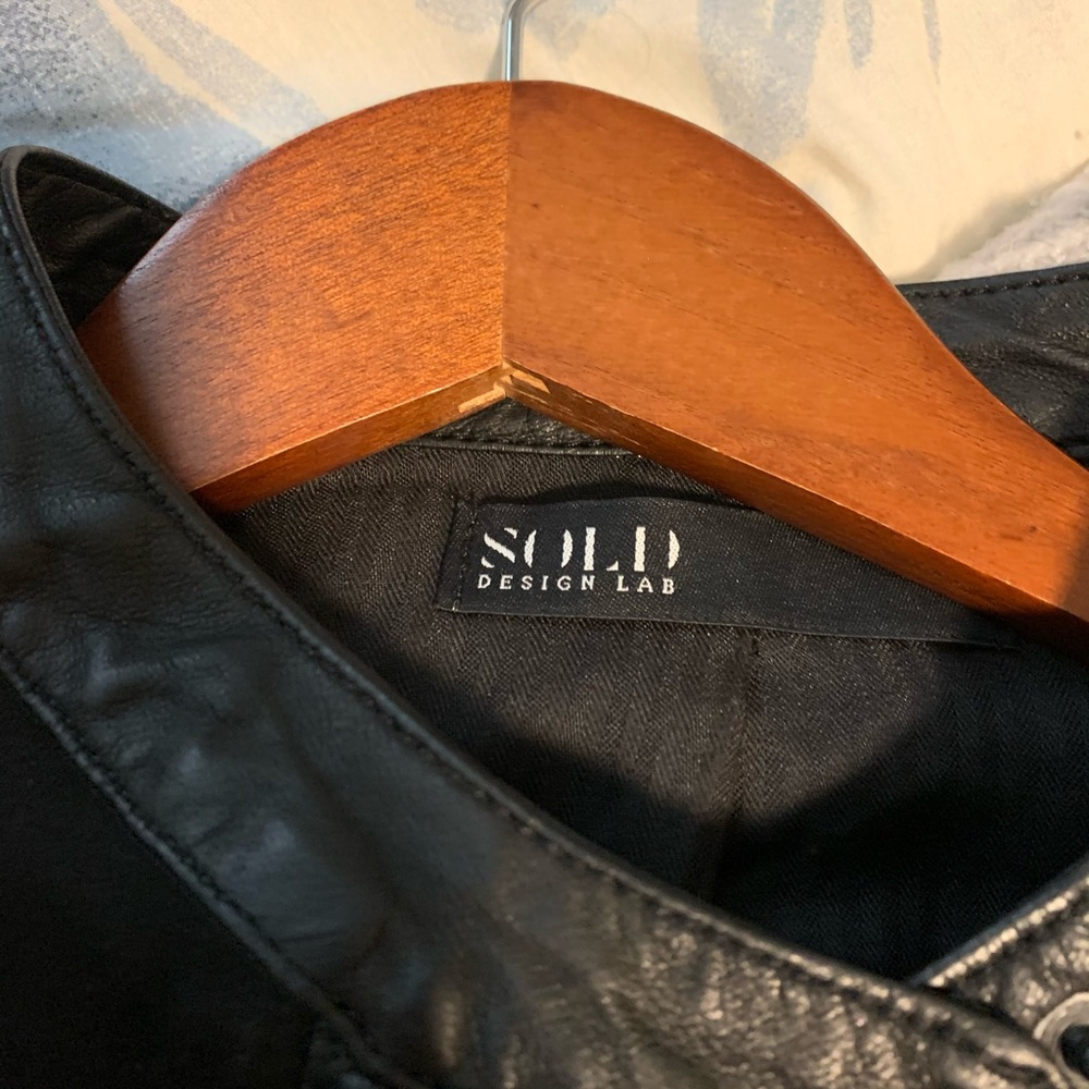 ✨ Design Lab Leather Jacket ✨ - Picture 3 of 4